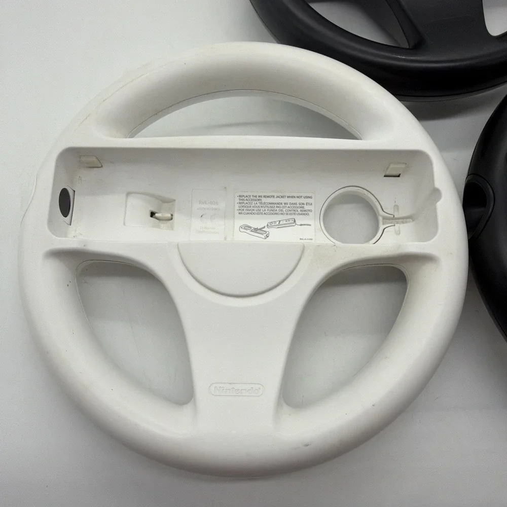 3 Genuine OEM‎ Mario Kart Racing Steering Wheel - Nintendo Wii - Game Controller